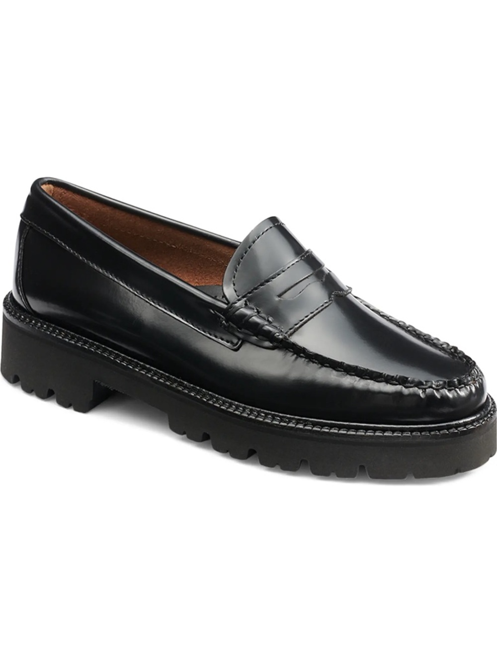 GH Bass Weejuns Whitney Super Lug Sole Penny Loafer size 5.5